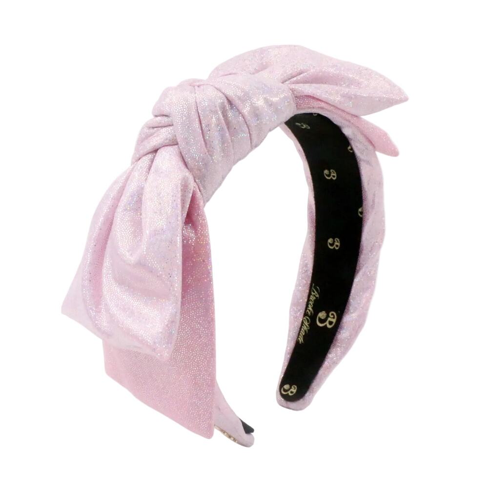 The Glitter Pink Bow Headband